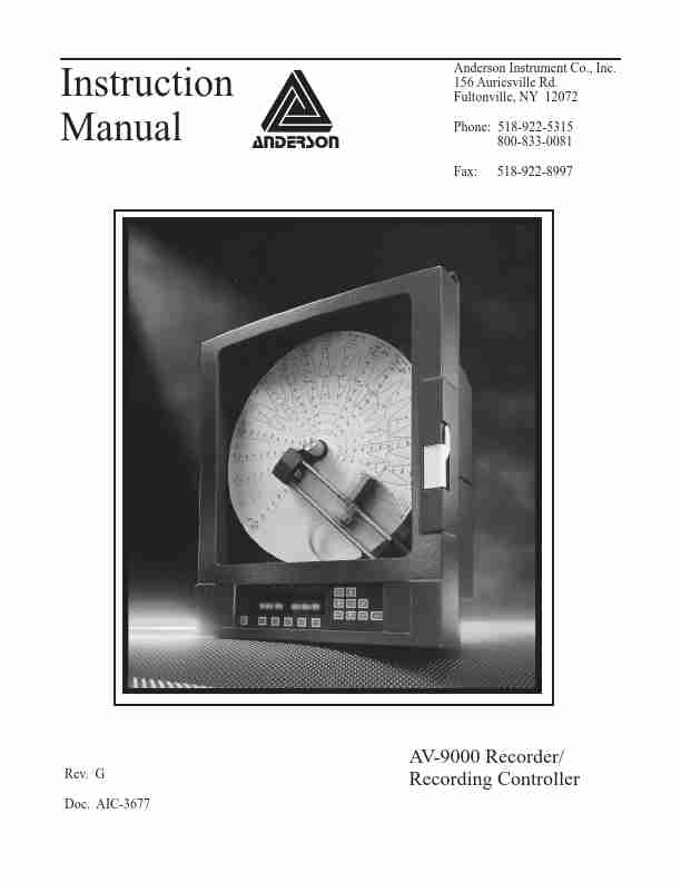 Anderson Manufacturing Recording Equipment AV-9000-page_pdf